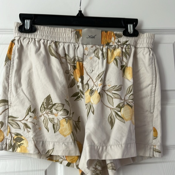 Kith lemon print shorts set size small - Picture 6 of 8